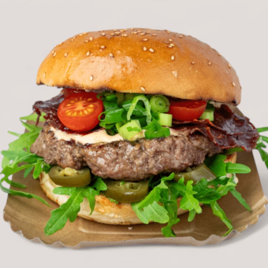 Hausmeister Special Burger (scharf)